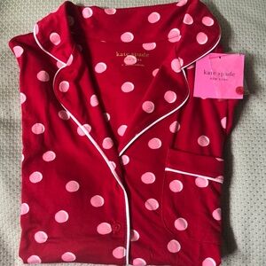 NWT, Kate Spade Pajama set. Long sleeve top with full length pants. Size Small.